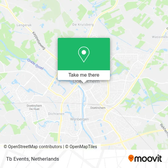 Tb Events map