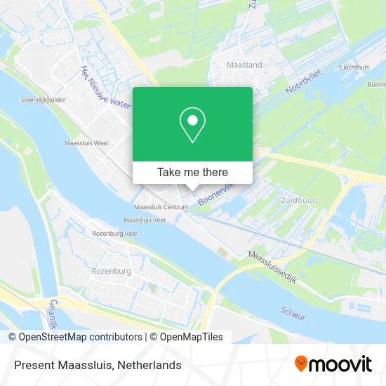 Present Maassluis map