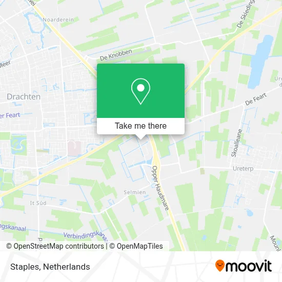 Staples map