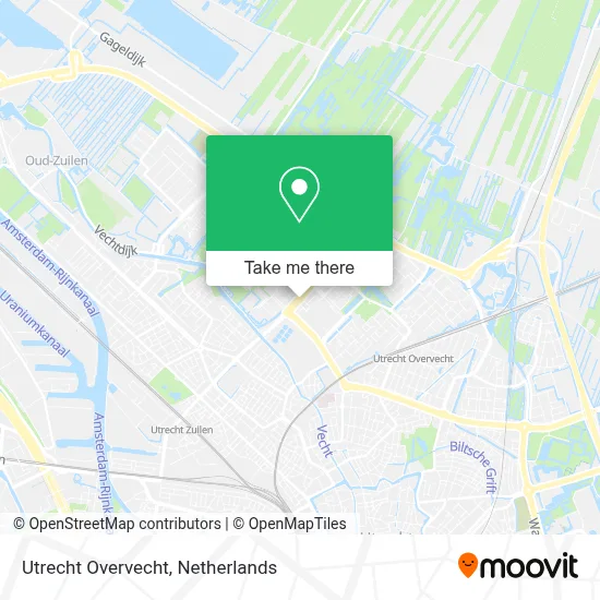 Utrecht Overvecht map