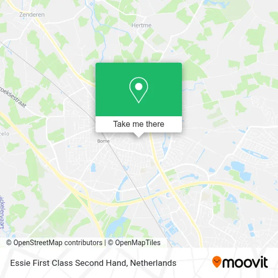 Essie First Class Second Hand map