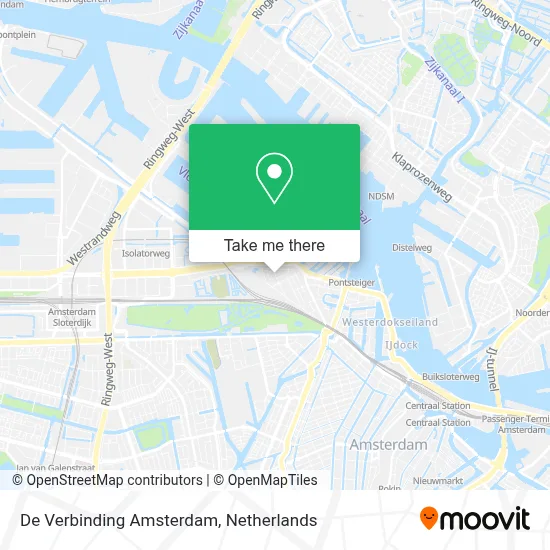 De Verbinding Amsterdam map