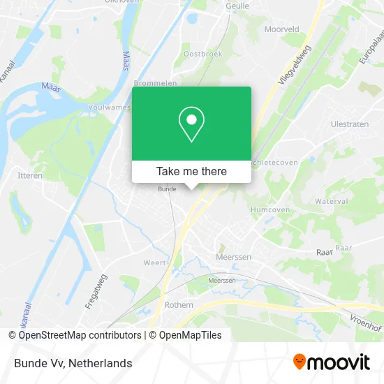 Bunde Vv map