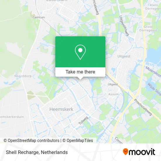 Shell Recharge map