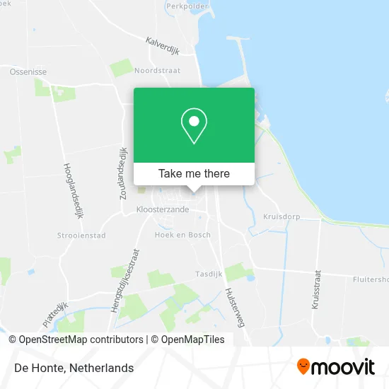De Honte map