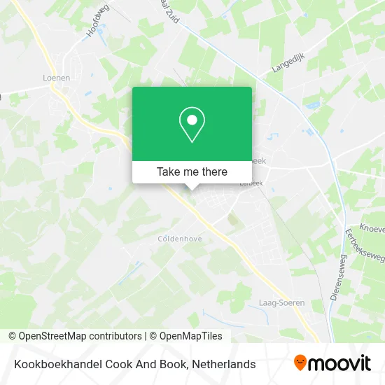 Kookboekhandel Cook And Book map