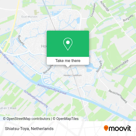 Shiatsu-Toya map