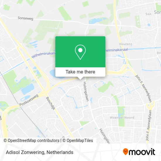 Adisol Zonwering map