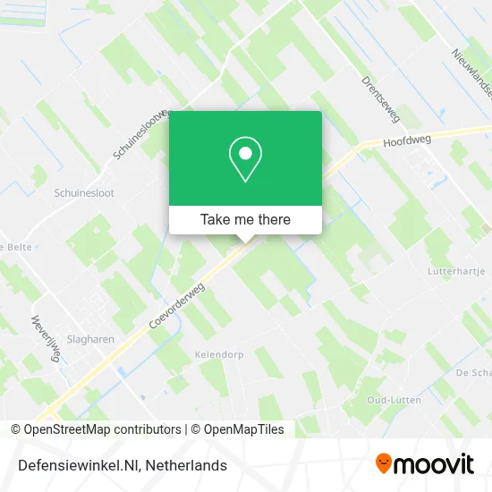 Defensiewinkel.Nl map