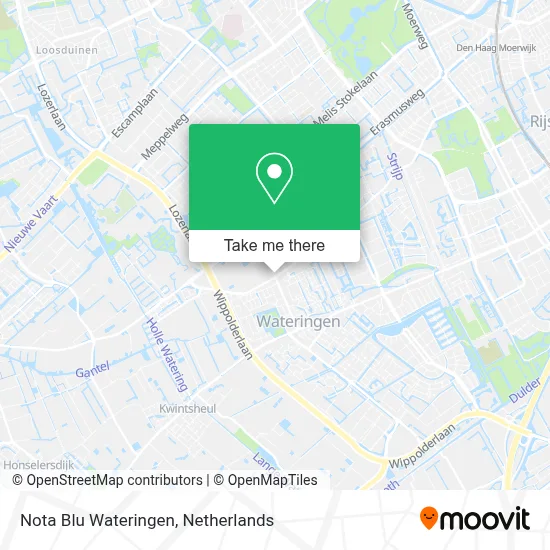 Nota Blu Wateringen map