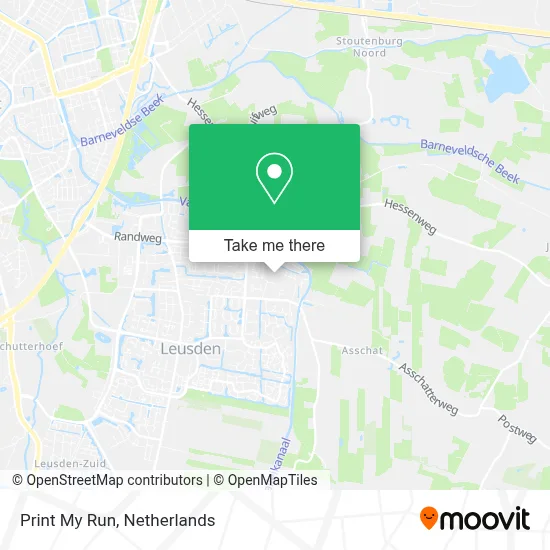 Print My Run map