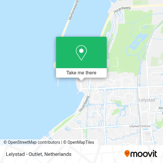 Lelystad - Outlet map
