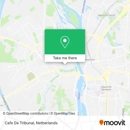 Cafe De Tribunal map