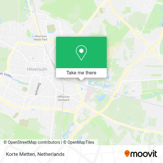 Korte Metten map