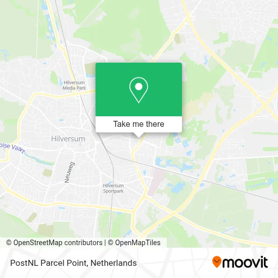 Postnl Pakketpunt map
