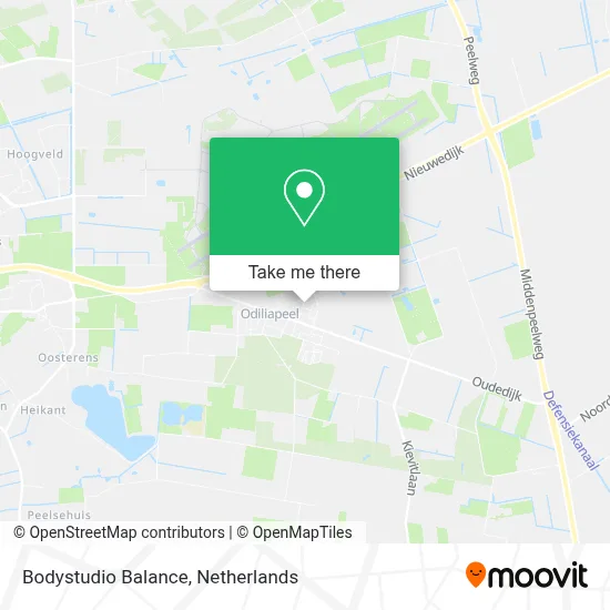 Bodystudio Balance map