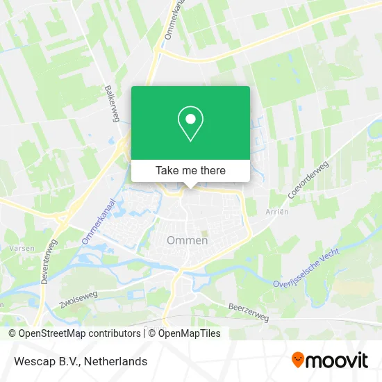 Wescap B.V. map