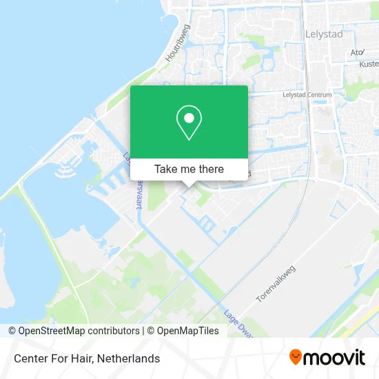 Center For Hair map