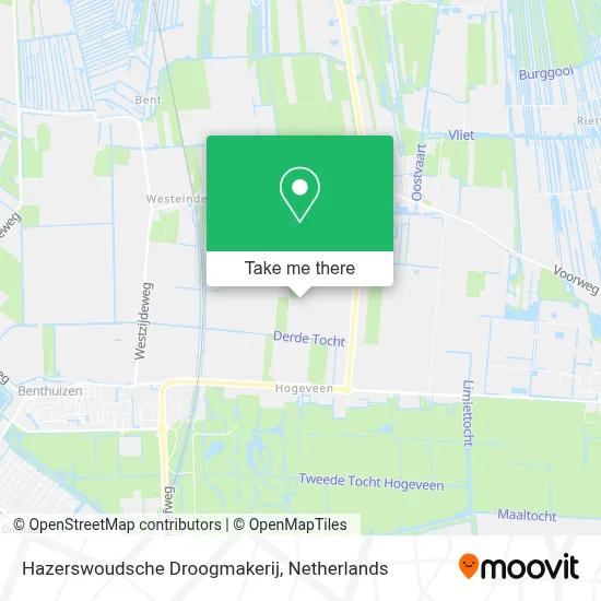 Hazerswoudsche Droogmakerij map
