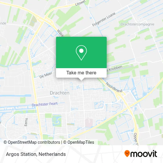 Argos Station map