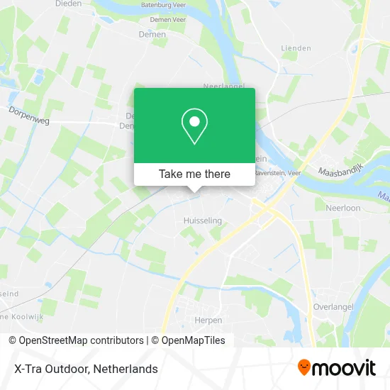X-Tra Outdoor map
