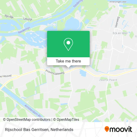 Rijschool Bas Gerritsen map