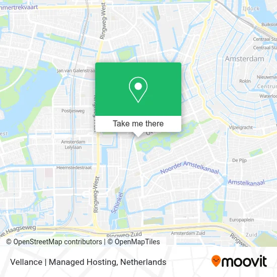 Vellance | Managed Hosting map