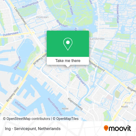 Ing - Servicepunt map