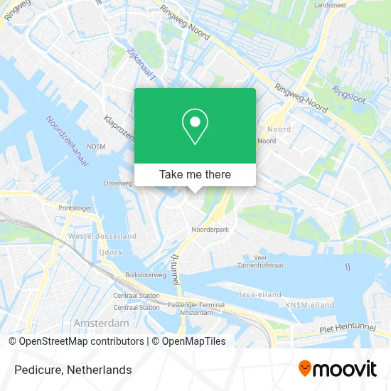 Pedicure map