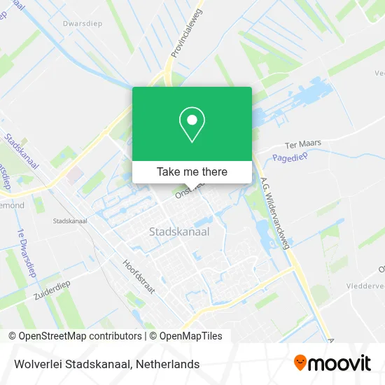 Wolverlei Stadskanaal map