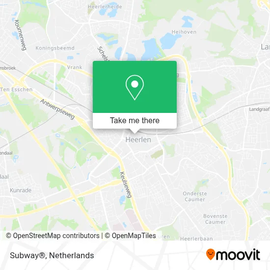 Subway® map