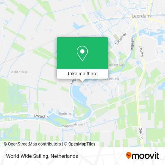 World Wide Sailing map