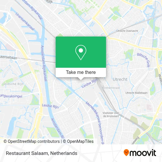 Restaurant Salaam map