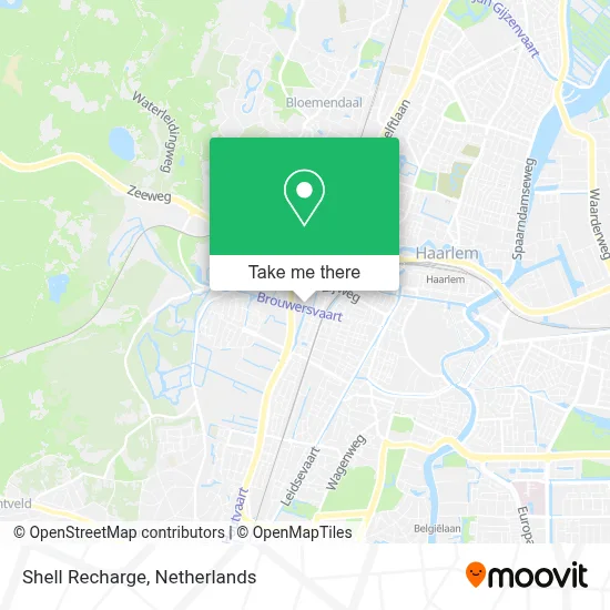 Shell Recharge map
