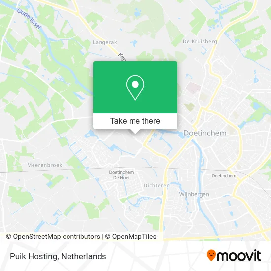 Puik Hosting map