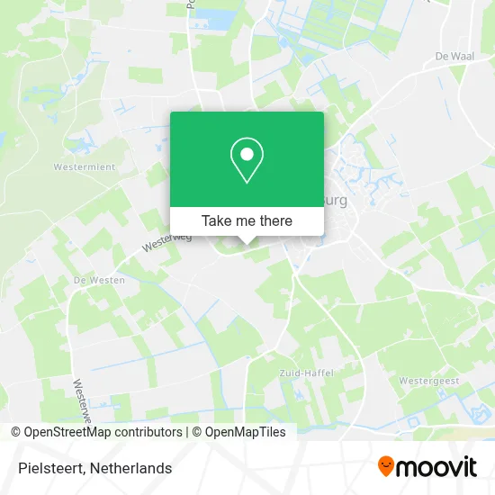 Pielsteert map