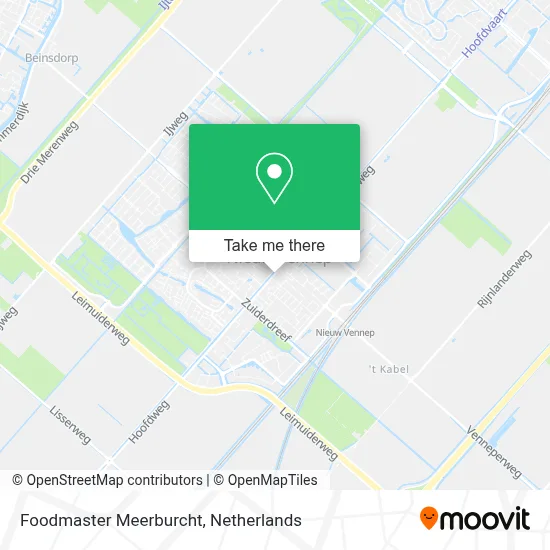 Foodmaster Meerburcht map