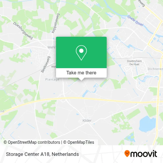 Storage Center A18 map