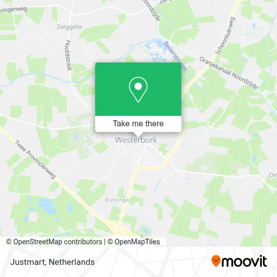 Justmart map