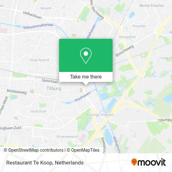 Restaurant Te Koop map