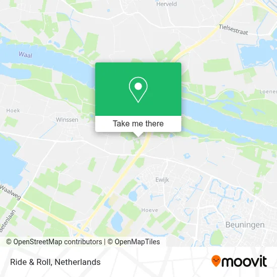 Ride & Roll map