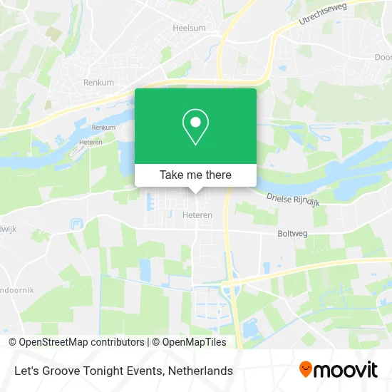 Let's Groove Tonight Events map