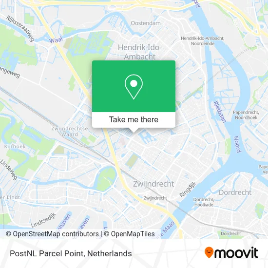 Postnl Pakketpunt map