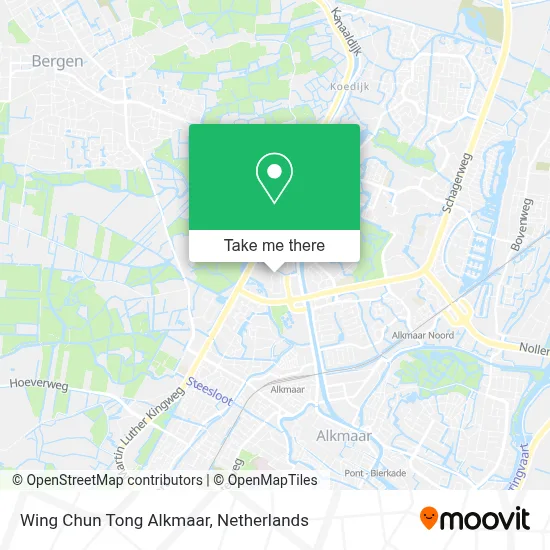Wing Chun Tong Alkmaar map