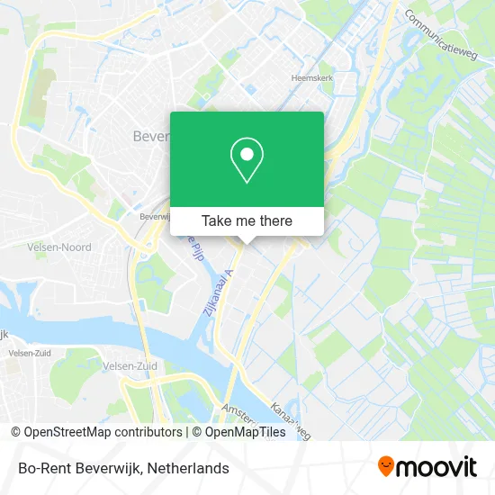 Bo-Rent Beverwijk map