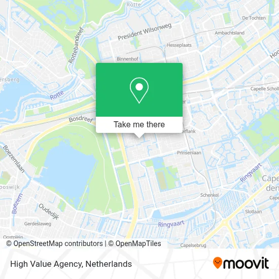 High Value Agency map