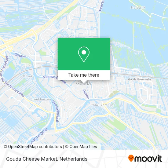 Gouda Cheese Market map