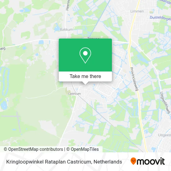 Kringloopwinkel Rataplan Castricum map