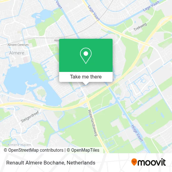 Renault Almere Bochane map