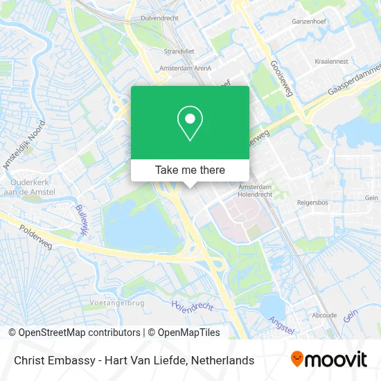 Christ Embassy - Hart Van Liefde map